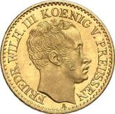 Obverse 1/2 Frederick D'or 1839 A