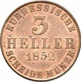 Reverse 3 Heller 1852
