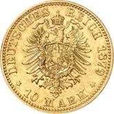 Reverse 10 Mark 1879 A Prussia