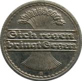Reverse 50 Pfennig 1921 G