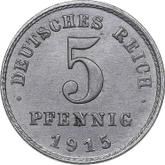 Obverse 5 Pfennig 1915 A