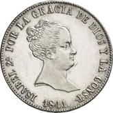 Obverse 10 Reales 1841 M CL