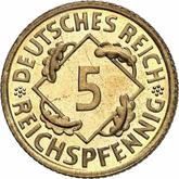 Obverse 5 Reichspfennig 1925 A