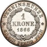 Reverse Krone 1866