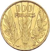 Reverse 100 Francs 1929