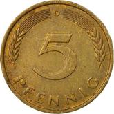 Obverse 5 Pfennig 1978 D