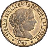 Obverse 2 1/2 Céntimos de Escudo 1866