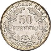 Obverse 50 Pfennig 1900 J