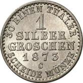 Reverse Silber Groschen 1873 C