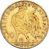 Reverse 10 Francs 1906