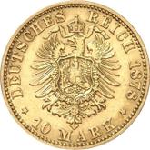 Reverse 10 Mark 1878 A Prussia