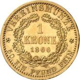 Reverse Krone 1866 A