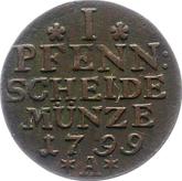 Reverse 1 Pfennig 1799 A