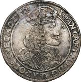 Obverse Ort (18 Groszy) 1653 AT Straight shield