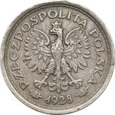 Obverse 1 Zloty 1928 Pattern