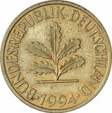 Reverse 10 Pfennig 1994 G