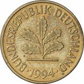 Reverse 5 Pfennig 1994 D