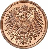 Reverse 1 Pfennig 1899 E