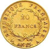 Reverse 20 Francs AN 13 (1804-1805) A