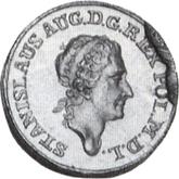 Obverse 1 Zloty (4 Grosze) 1771 Pattern