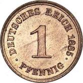 Obverse 1 Pfennig 1885 A