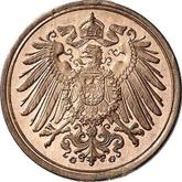 Reverse 1 Pfennig 1900 G