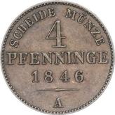 Reverse 4 Pfennig 1846 A