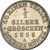 Reverse 1/2 Silber Groschen 1856 A