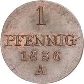 Reverse Pfennig 1836 A