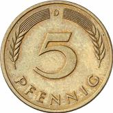Obverse 5 Pfennig 1994 D