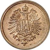 Reverse 1 Pfennig 1888 F