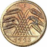 Reverse 5 Rentenpfennig 1923 F