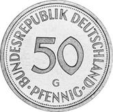 Obverse 50 Pfennig 1996 G