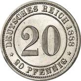 Obverse 20 Pfennig 1888 E