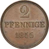 Reverse 2 Pfennig 1856 B