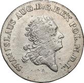 Obverse 1 Zloty (4 Grosze) 1776 EB