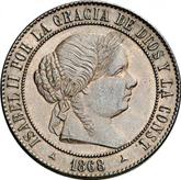 Obverse 5 Céntimos de escudo 1868 OM