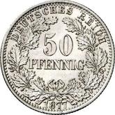 Obverse 50 Pfennig 1877 E