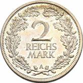 Reverse 2 Reichsmark 1925 A
