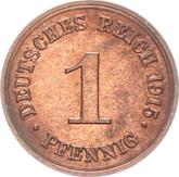 Obverse 1 Pfennig 1915 E