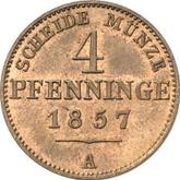 Reverse 4 Pfennig 1857 A