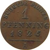 Reverse 1 Pfennig 1825 A