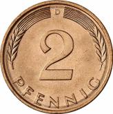 Obverse 2 Pfennig 1978 D