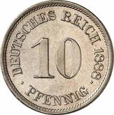 Obverse 10 Pfennig 1888 J