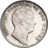 Obverse 1/2 Gulden 1843 D