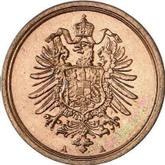 Reverse 1 Pfennig 1889 A