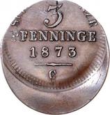 Reverse 3 Pfennig 1861-1873