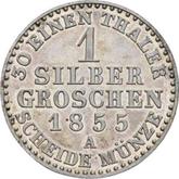 Reverse Silber Groschen 1855 A