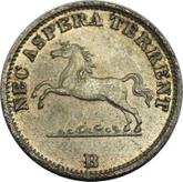Obverse 6 Pfennig 1851 B