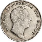 Obverse 1/2 Gulden 1845 D
